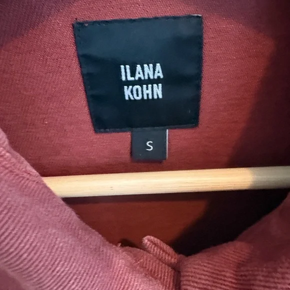 Ilana Kohn - Tabby Cropped Jacket Rosewood Small - Picture 2 of 6